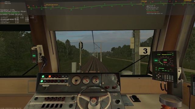 ZDSimulator.Пригородный электропоезд № 6460 с ЭД4м сообщением Егорьевск-Куровская