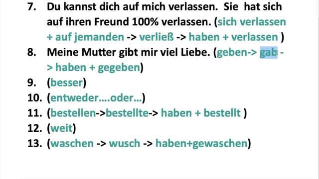 3000 немецких слов I глаголов. МАСТЕР-КЛАСС. ЧАСТЬ 2.УРОКИ НЕМЕЦКОГО ЯЗЫКА НЕМЕЦКИЙ ДЛЯ НАЧИНАЮЩИХ