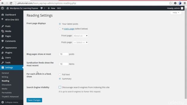 WordPress Settings |Advice By MNK смотреть онлайн