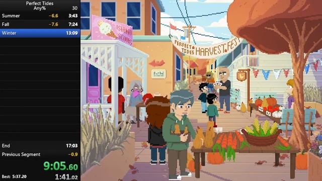 Perfect Tides Any% Speedrun 16:59.17