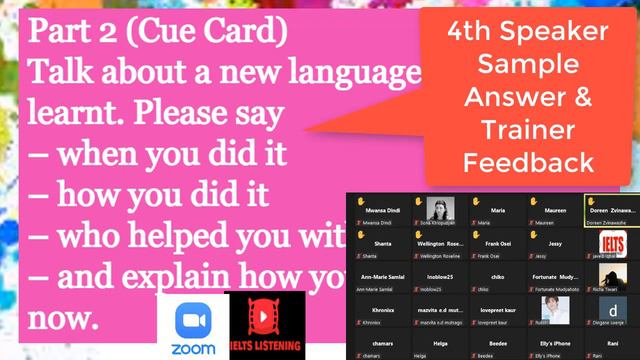 LATEST IELTS CUE CARD TRAINER REKHA DESCRIBE A LANGUAGE YOU WOULD LIKE TO LEARN IELTS SPEAKING TIPS смотреть онлайн