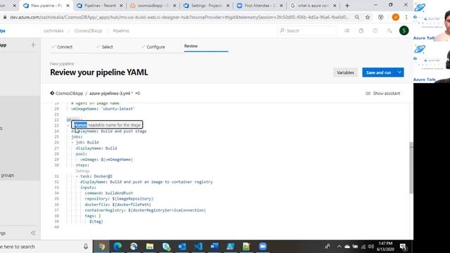 Build & Push Docker File to Azure Container Registry Using Azure DevOps Pipeline YAML смотреть онлайн