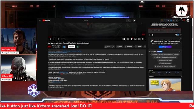 Reaction & Thoughts to @jarjarjargon Star Wars: Heir to the Empire Trailer смотреть онлайн