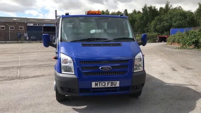FORD TRANSIT 2.2TDCi 125 350 Lwb Dropside+Tail Lift DRW смотреть онлайн