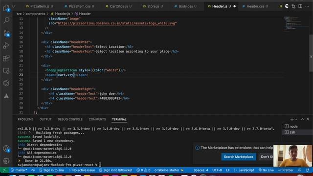 Build your own Pizza Application with React Redux | Front End React Project | Tutort Academy смотреть онлайн