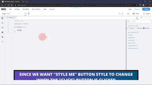 Velo by WIX: Style Button onClick | Change Button Background Color & Text смотреть онлайн
