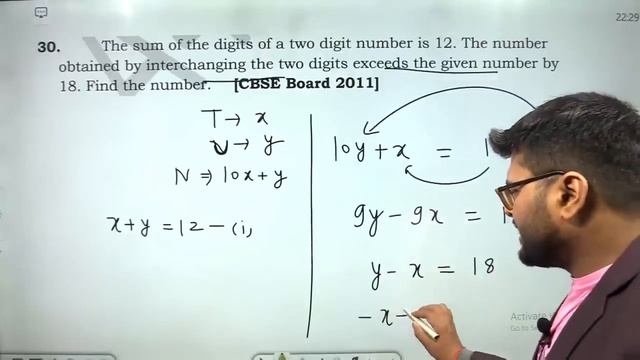 The sum of the digits of a two digit number is 12. The number obtained by interchanging the two di. смотреть онлайн