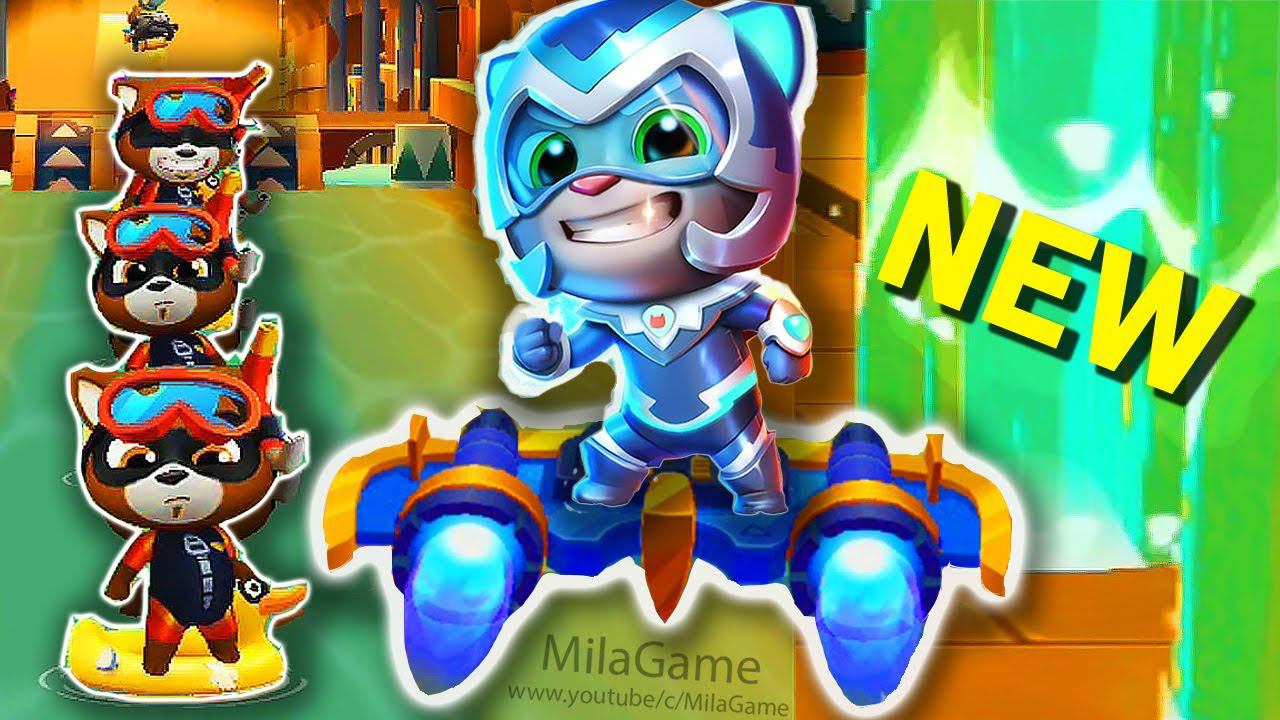 ГОВОРЯЩИЙ ТОМ ПОГОНЯ ГЕРОЕВ | ОБНОВЛЕНИЕ ГИПЕРБОРД | Talking Tom Hero Dash лучше БЕГ ЗА ЗОЛОТОМ