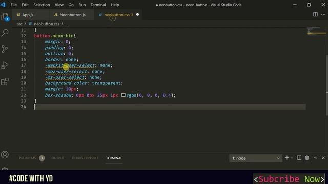 Neon Icon Button in React js Tutorial - using Hooks | Material UI Icons Button in React js смотреть онлайн