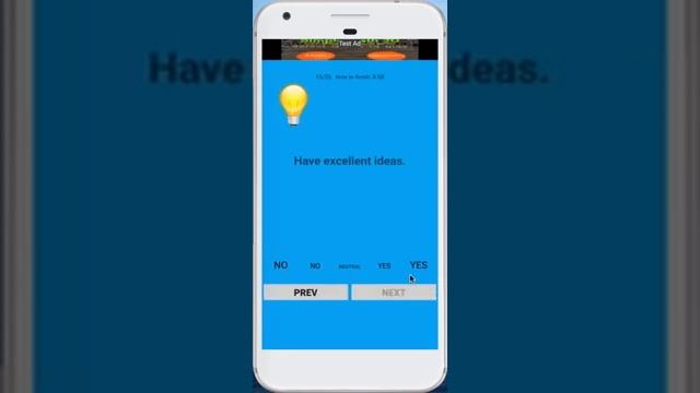 Personality Test Android App смотреть онлайн