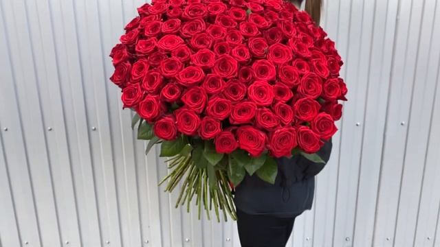 Букет из 101 розы 80 см ❤️ смотреть онлайн