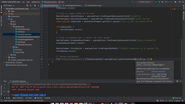 Mobile Automation | Lesson 17 | Taking a screenshot смотреть онлайн
