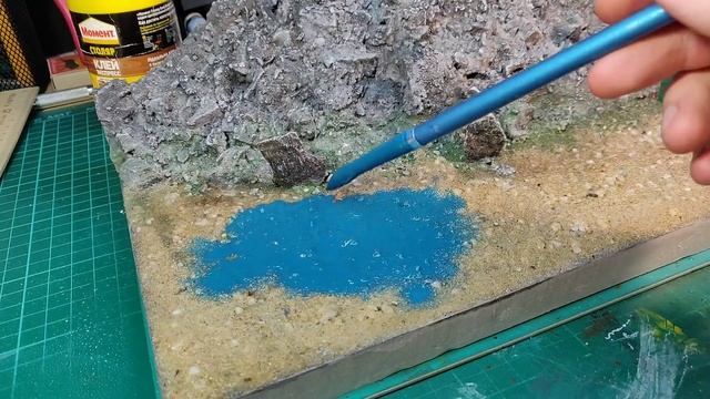 МОРСКАЯ ДИОРАМА с заброшенным кораблем в масштабе 1/1200. Как СДЕЛАТЬ ДИОРАМУ СВОИМИ РУКАМИ? ENG SU смотреть онлайн