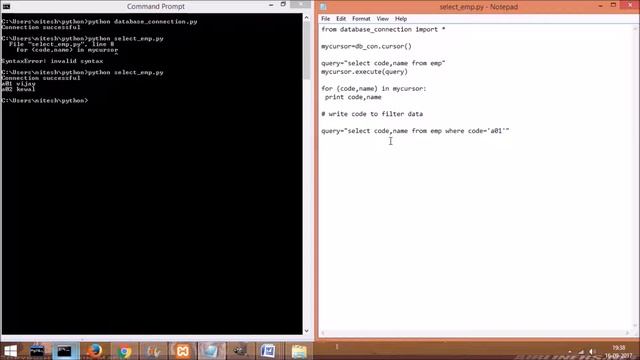 Python-MySql Tutorials for Beginners| select where in statements in python,Retrieve Data смотреть онлайн