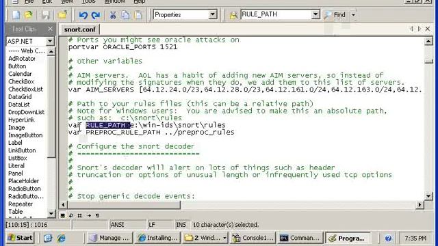 Installing Snort (WInIDS) смотреть онлайн