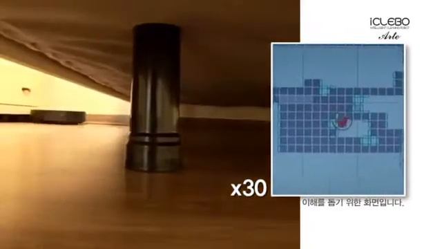 Пример построения маршрута роботом-пылесосом iCLEBO Arte смотреть онлайн