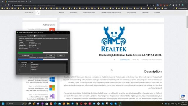 How To Download And Install Realtek High Definition Audio Drivers 6.0.9492.1 WHQL