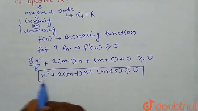 The number of integral values of m for which `f : R to R ,f (x) = (x ^(2))/(3) + (m -1) x ^(2) + (m смотреть онлайн