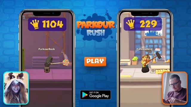 Parkour rush PvP gamers let's play gameplay смотреть онлайн