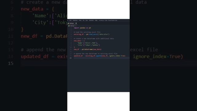 I Append Data to My excel file with pandas using Python | python excel | python with excel | #pytho смотреть онлайн