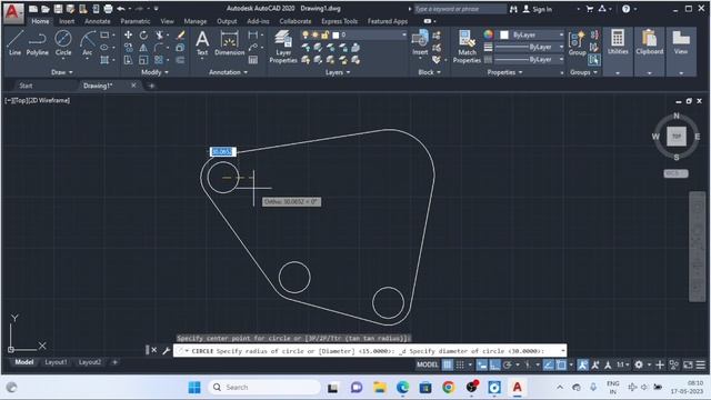autocad tutorial in hindi, copy & move command |Ex-32| , #autocad_hindi_tutorial смотреть онлайн