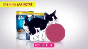 Корм для котят Felix: Aппетитные кусочки (2017)