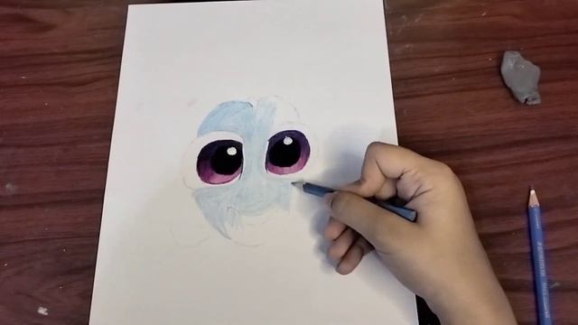 Finding dory drawing || beginners drawing ideas || colored pencil drawing смотреть онлайн