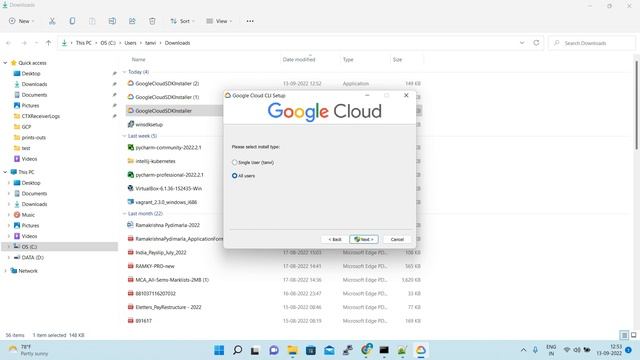 Download GCP SDK and install on windows | configure google cloud SDK смотреть онлайн