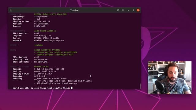 BENCHMARKS no LINUX - PHORONIX TEST SUITE (PTS) смотреть онлайн