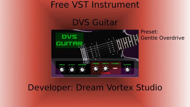 Free VST Instrument - DVS Guitar