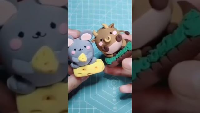 Cool Polymer clay art tutorial #4 - Creative simple ideas - Art TikTok completion - Amazing Clay Ar смотреть онлайн