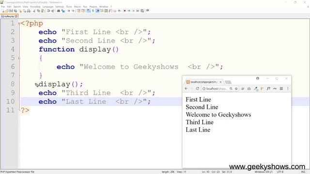 How Function Call Work in PHP (Hindi) смотреть онлайн