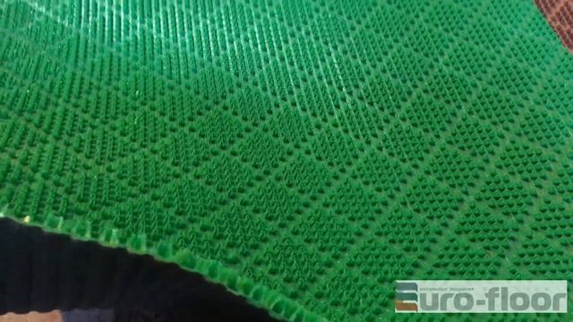 Щетинистое покрытие Балттурф ромб зелёный смотреть онлайн