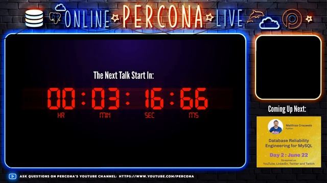 Part 2 — Day 2 of the Percona Community Live Online conference! смотреть онлайн