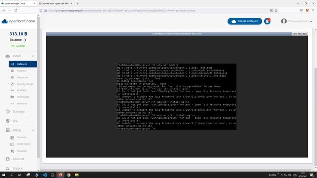 วิธีติดตั้ง Nginx PHP8 บน Ubuntu (Openlandscape) смотреть онлайн