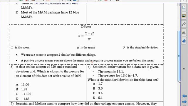 Day 2 VIDEO Standard Deviation, Z score, and Review of Solving May10 1015 смотреть онлайн