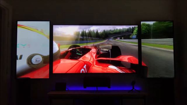 Assetto Corsa - Triple Monitor PLP ( gettin' back into sim racing =) ) смотреть онлайн