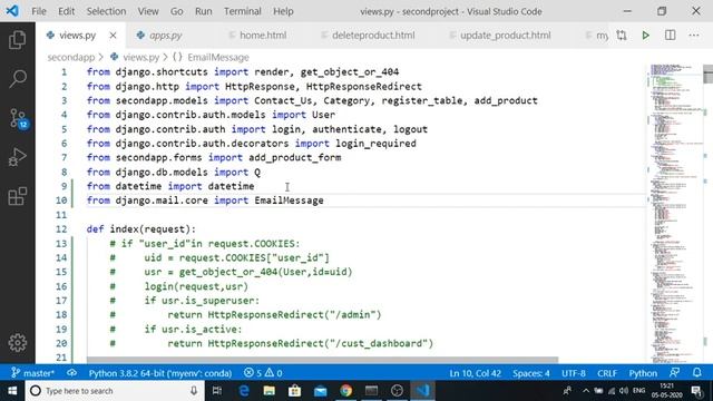 34 Send Email Using Python Django смотреть онлайн