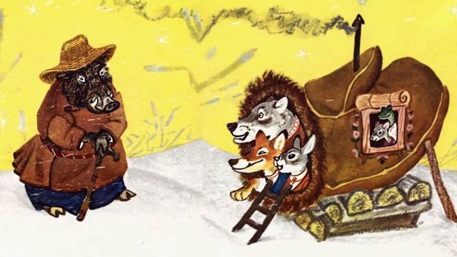 Рукавичка | Казки на ніч | Аудіоказки | Зимові казки смотреть онлайн