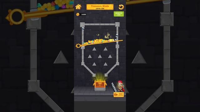 Hero Rescue - Treasure Mode Challenge Level 1 to Level 10 Gameplay Android, iOS смотреть онлайн