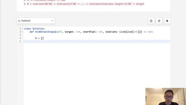 Leetcode - Minimum Number of Refueling Stops (Python) смотреть онлайн