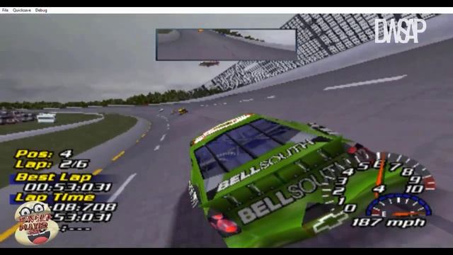 NASCAR 2001 WITH KENNY IRWIN JR GAMEPLAY PS1 смотреть онлайн