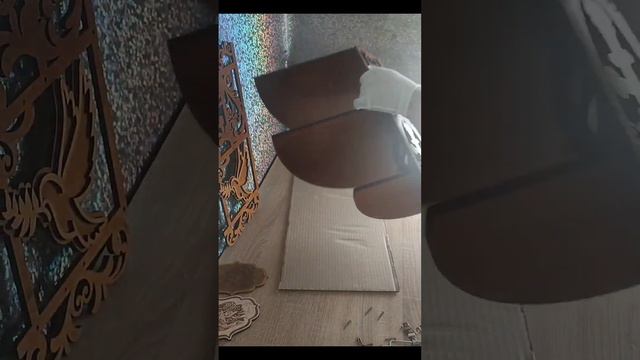 How to assemble the wooden shelf home prayer corner Assambling the shelves by @kostavelli family