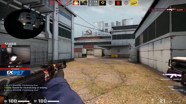 S1MPLE И WOXIC ПОТЕЮТ ДРУГ ПРОТИВ ДРУГА НА FPL | S1MPLE ПРОТИВ WOXIC НА FPL смотреть онлайн