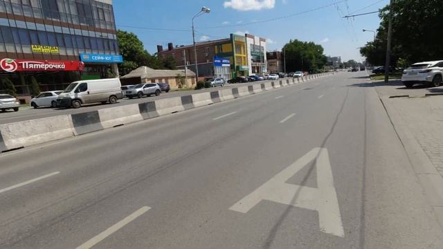 Ростов-на-Дону. Улица Зорге. Проспект Стачки. Дорога с рынка "Привоз" в центр. Июль 2021 года. смотреть онлайн