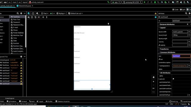 Linear Layout in Android - Android Studio Tutorial Android R+java Bootcamp 2021 смотреть онлайн