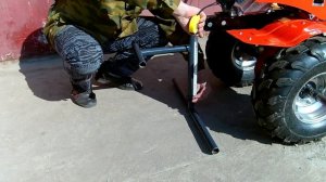 Домкрат опрокидыватель для мотоблока. Размеры. Сделай САМ.