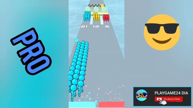NOOB VS PRO VS HACKER VS GOD in Runner Pusher смотреть онлайн