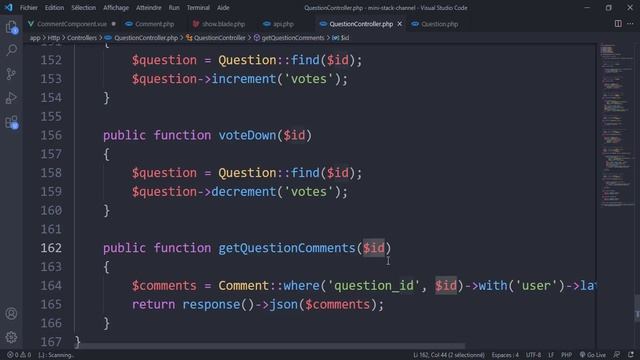 Mini Stack Overflow ب Laravel 8 and Vuejs -22- (Display Comment Part 1) смотреть онлайн