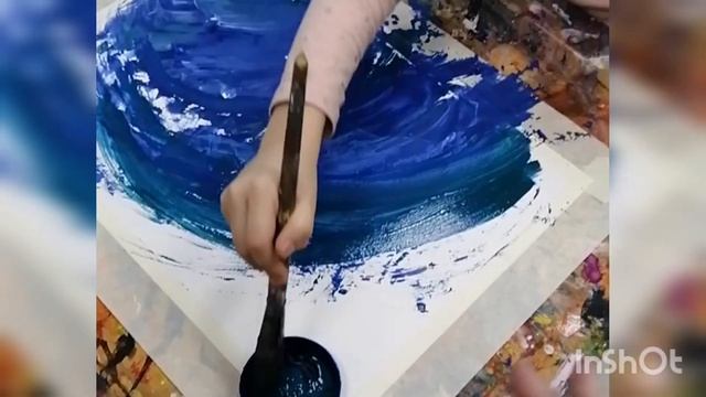 Как нарисовать волну. смотреть онлайн